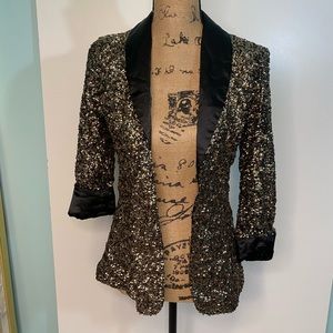 G by Guess Sequin Blazer size S